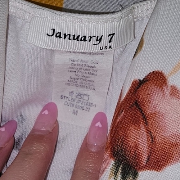 Vintage January 7 Floral Romper S/M - Picture 4 of 6